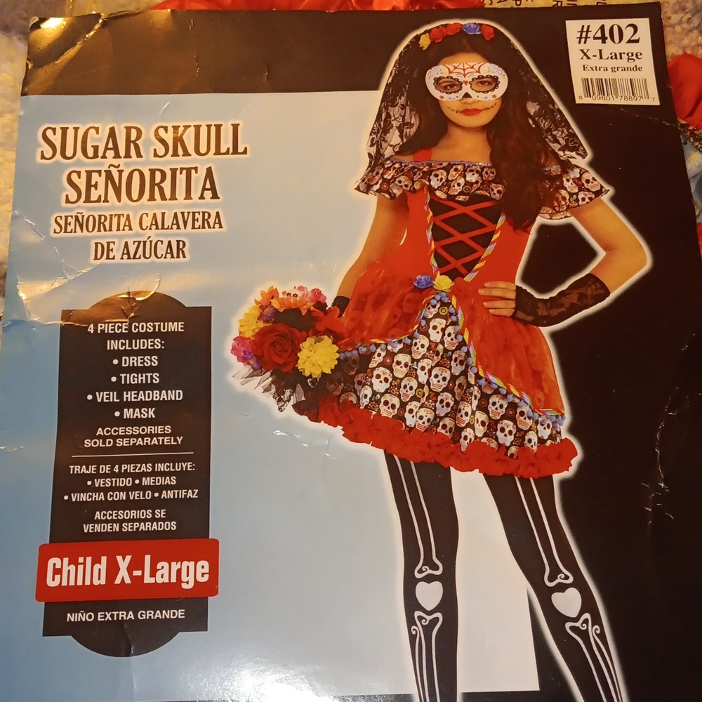 Sugar skull senorita costume